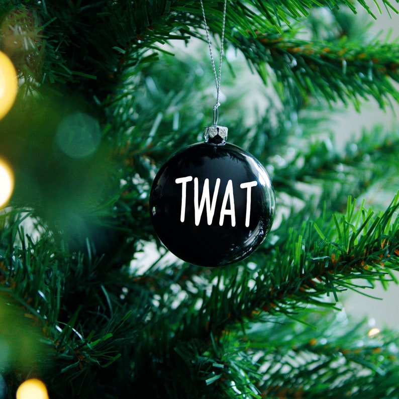 RUDE Christmas Tree Baubles