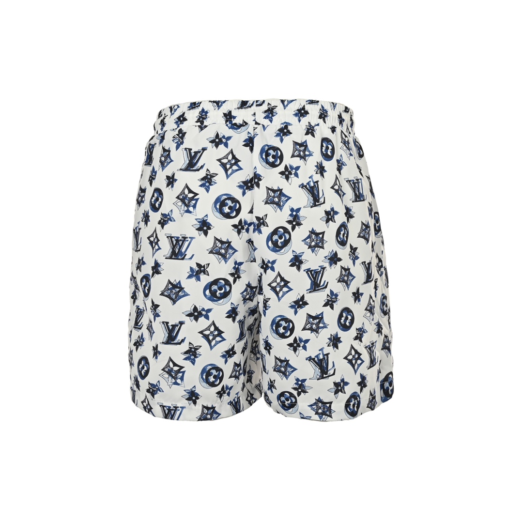 Louis Vuitton 24ss Overlapping Monochrome Beach Shorts