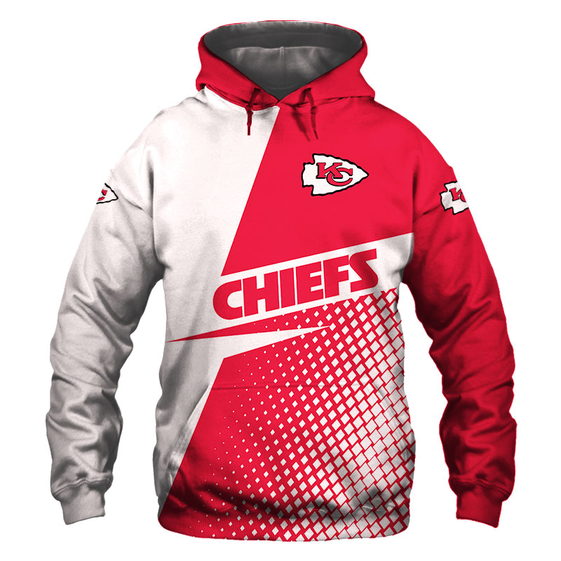 KANSAS CITY CHIEFS 3D HOODIE KKCC008