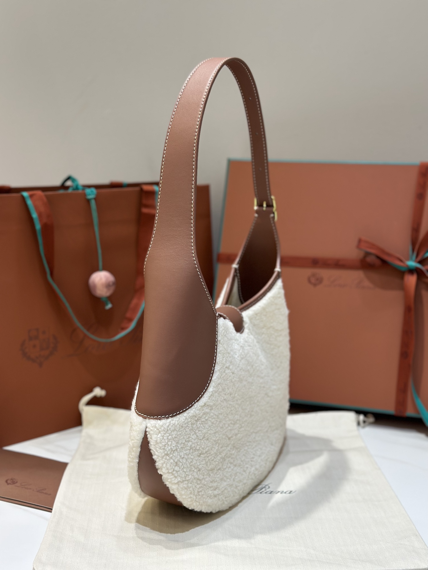 Loro Piana Bobbin Underarm Bag