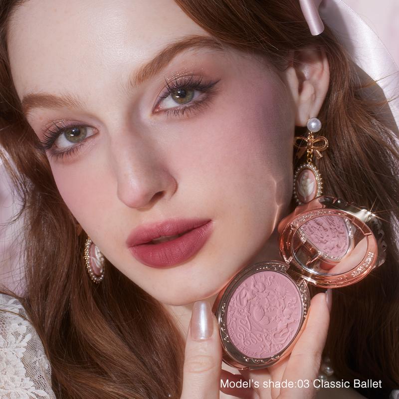 Strawberry Rococo Collection Embossed Blush