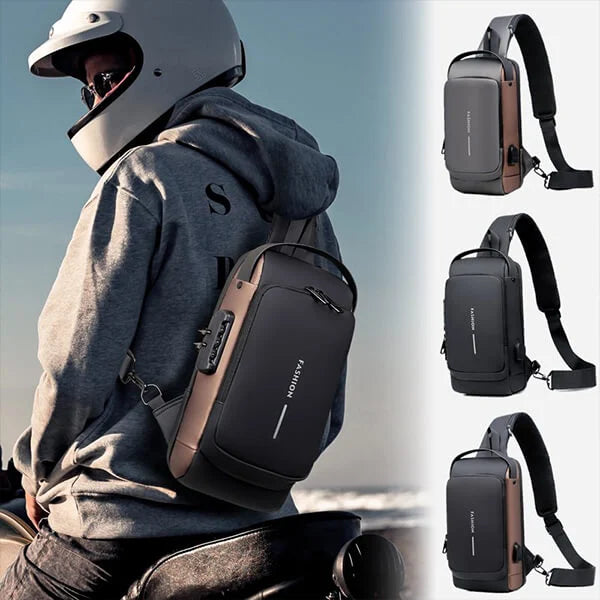 (🔥Father's Day Hot Sale-Save 50%OFF)-USB Charging Sport Sling Anti-theft Shoulder Bag(Great Gift🎁)-BUY 2 GET FREE SHIPPING