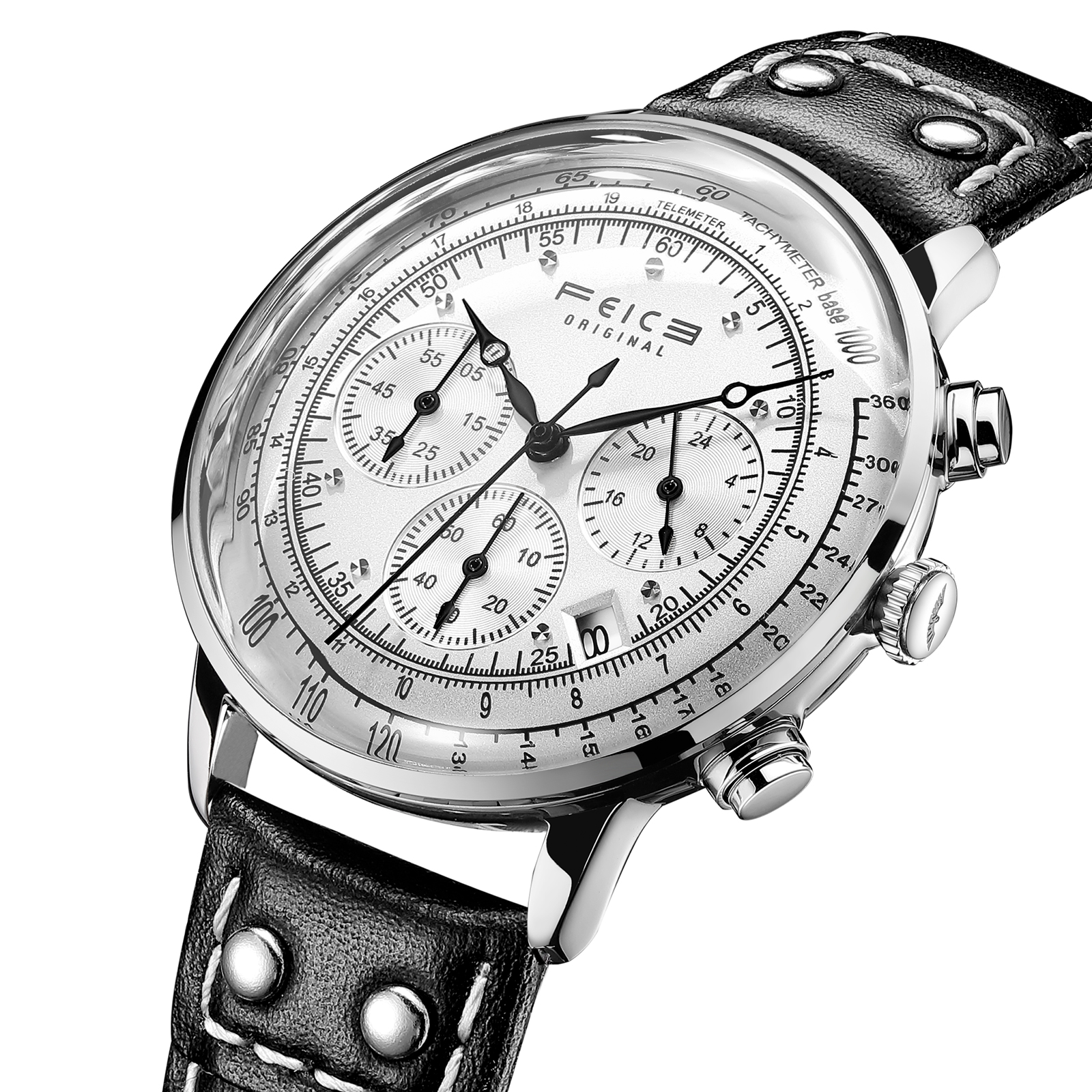 FEICE FS303 Men's Wrist Watch with Japanese Quartz Movement Date Multi