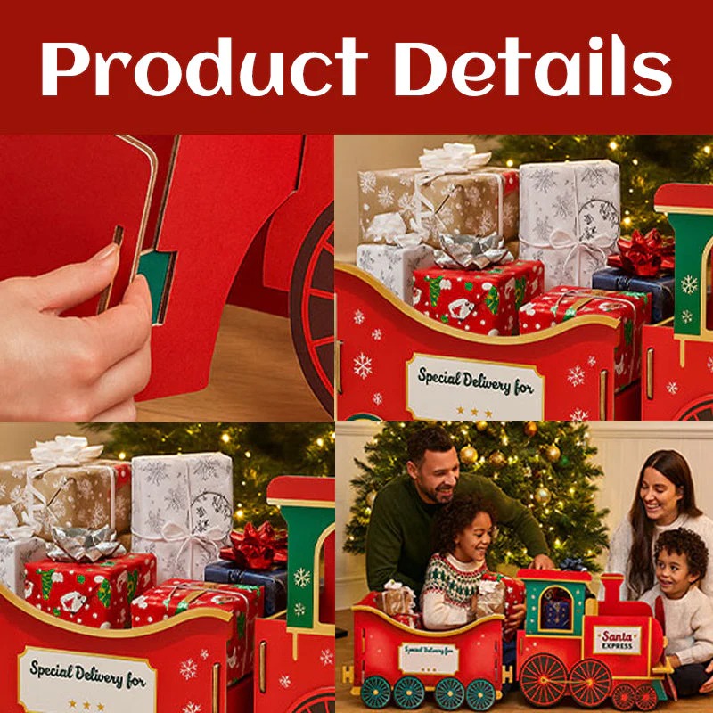 🎄Early Christmas Sale - 50% OFF🔥Christmas Train Gift Holder
