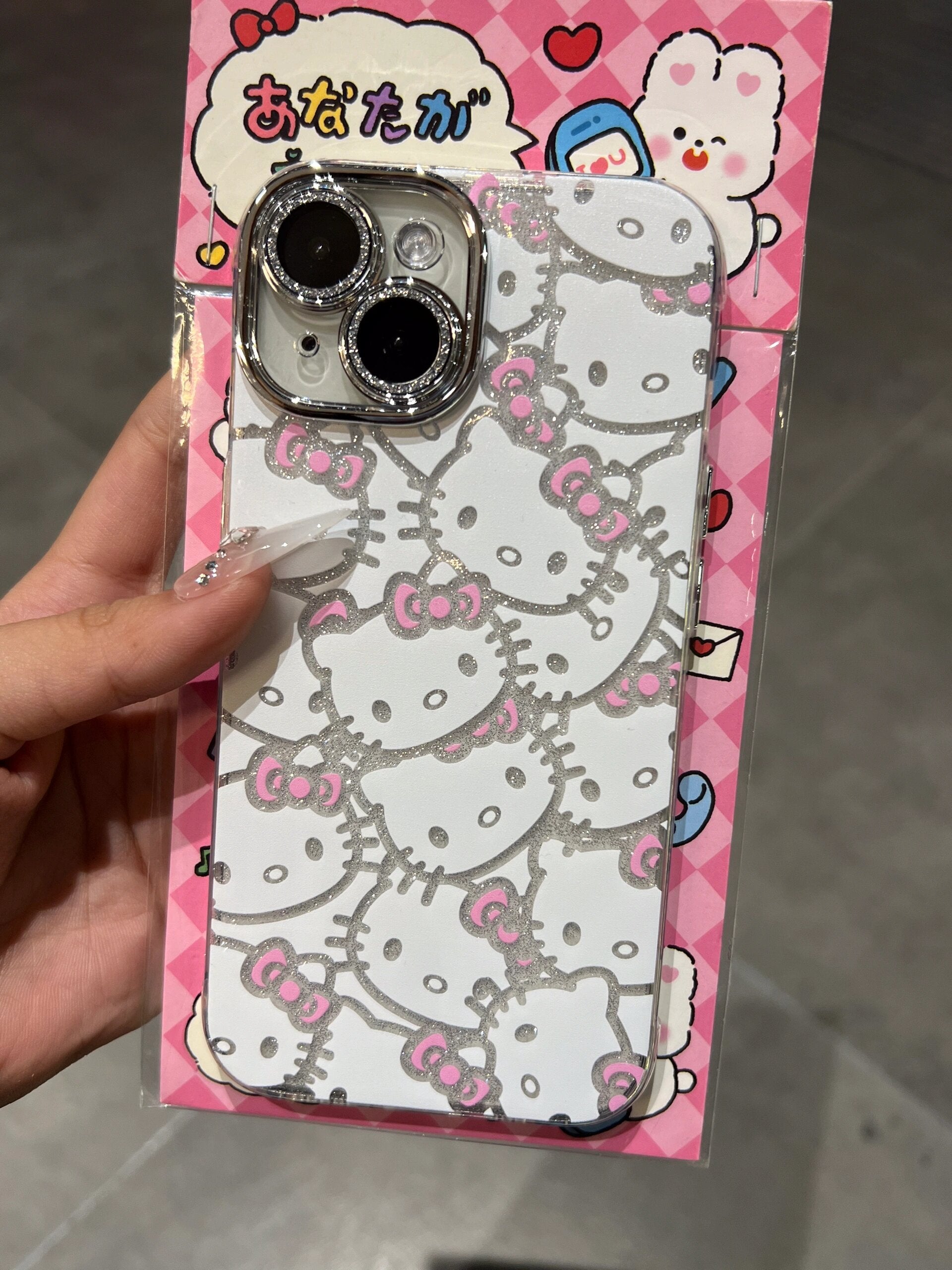 Hellokitty Sparkling Rhinestone Cute Kawaii Phone Case