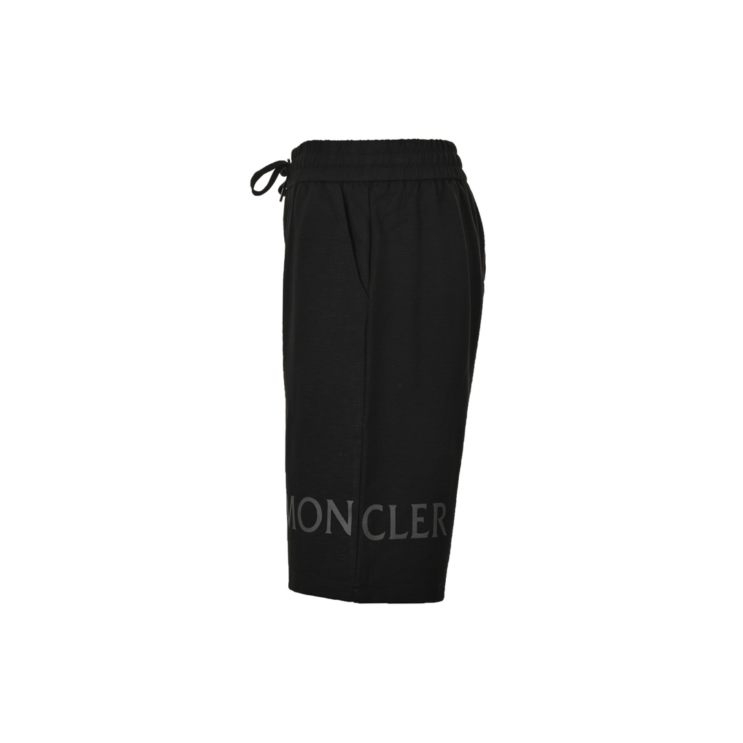 Moncler 24ss lettering print pocket logo shorts