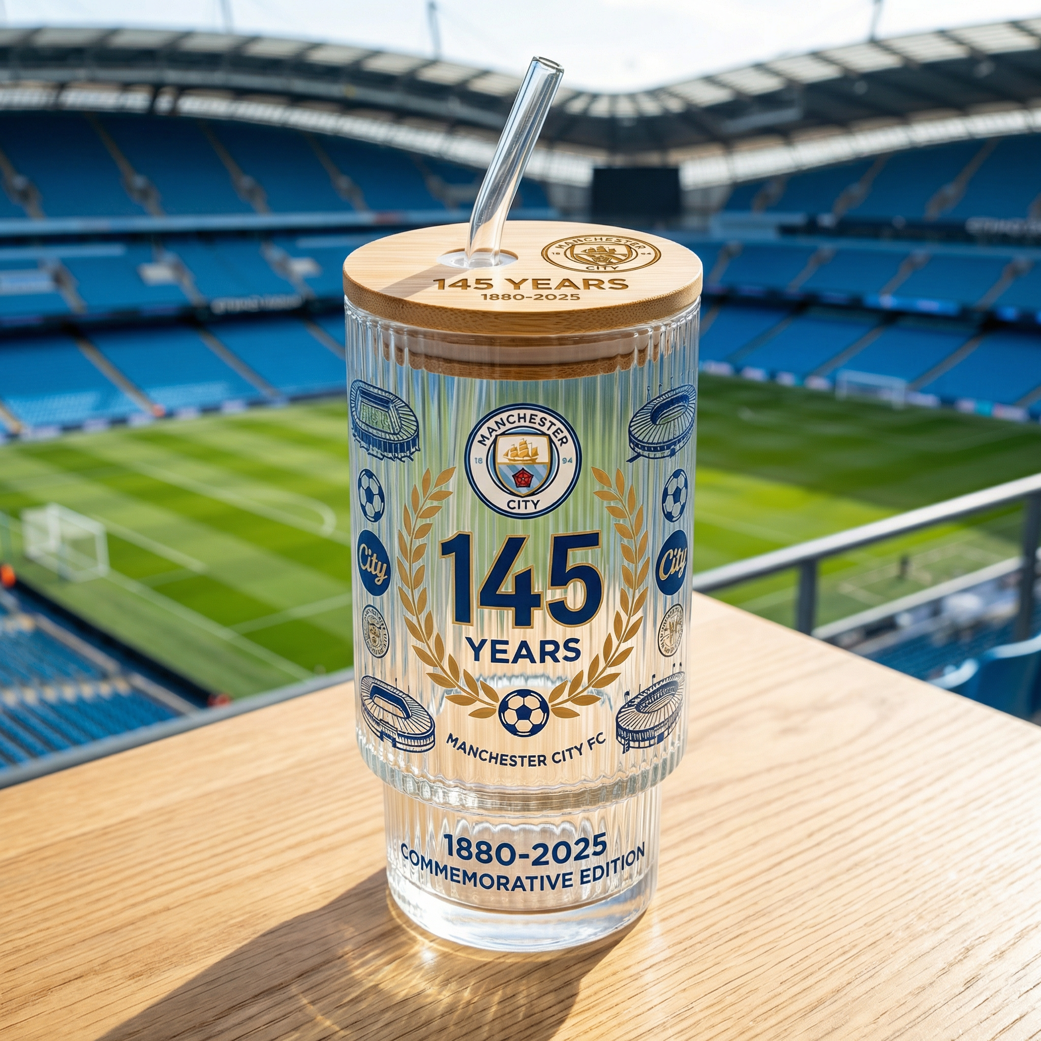 Manchester City – 145th Anniversary Commemorative Tumbler（Pre-sell）