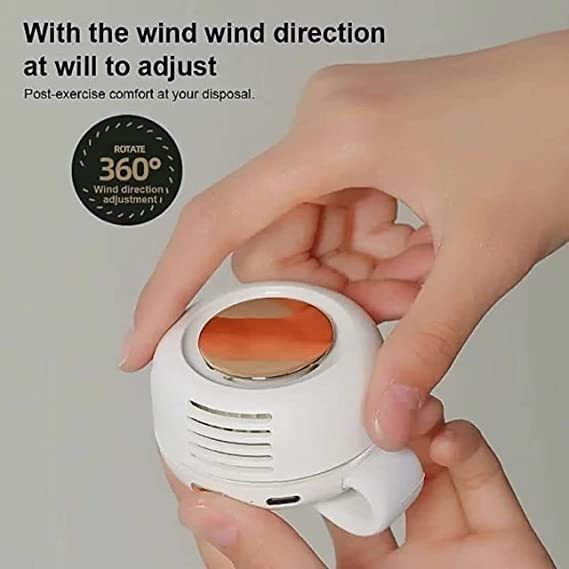 (🔥Last Day Promotion-SAVE 60% OFF)-Small Whirlwind Clip Waist Neck Fan