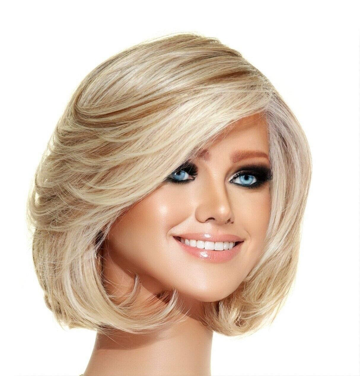 Chin Length Straight Monofilament Remy H10