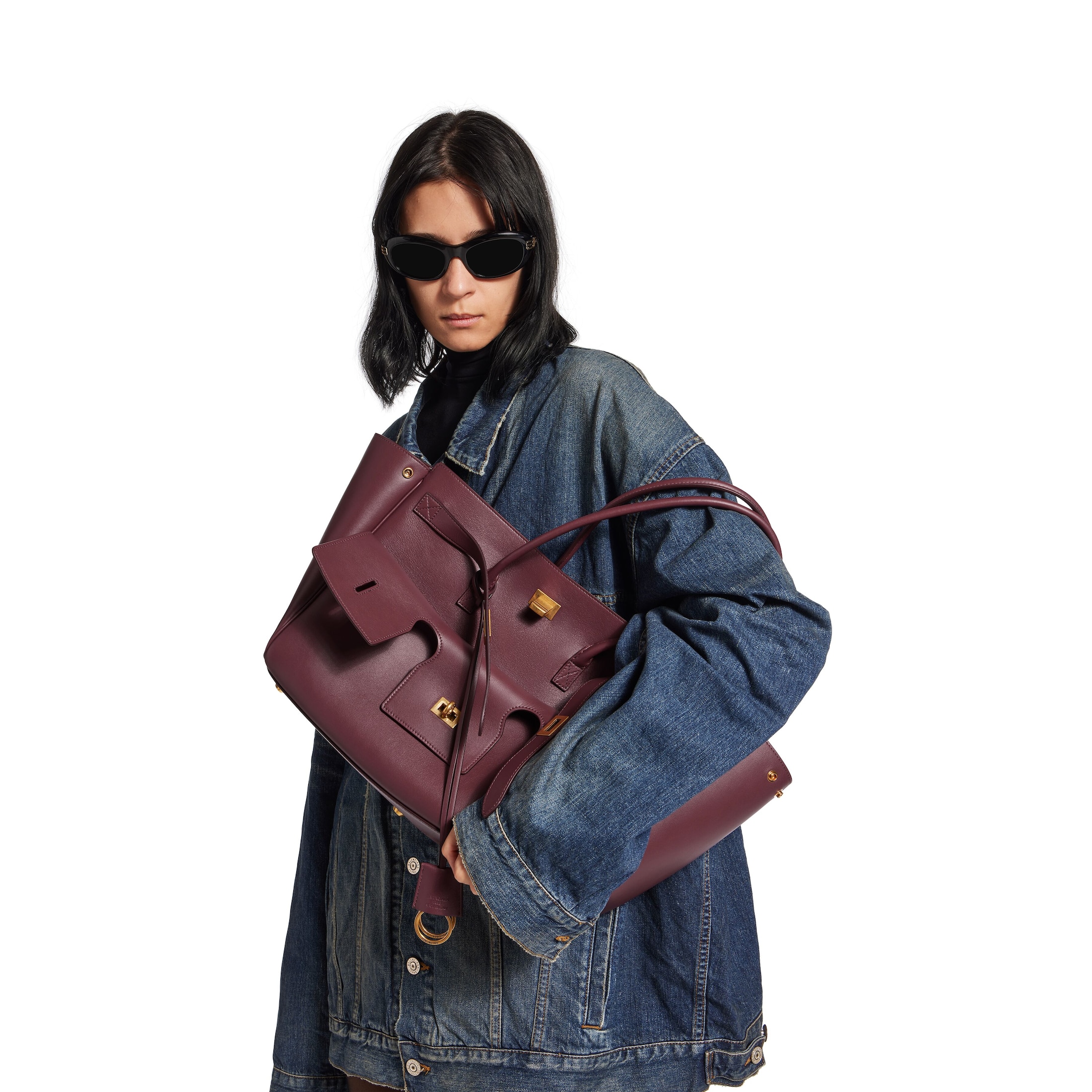 Balenciaga Bel Air Carry All Bag Medium 8054812ABAV1000