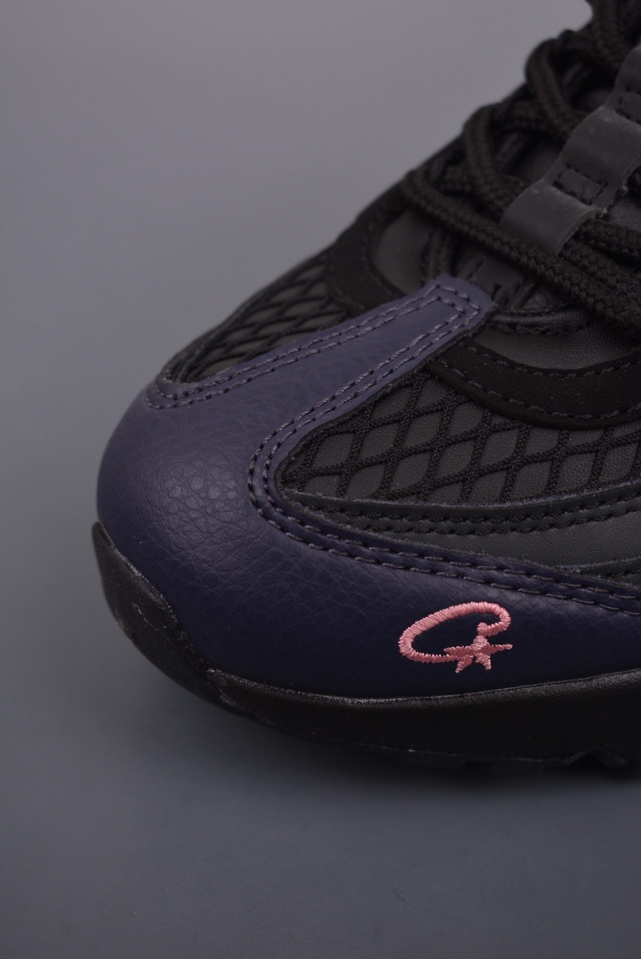 NIKE Air Max 95 air cushion running shoes black blue camouflage