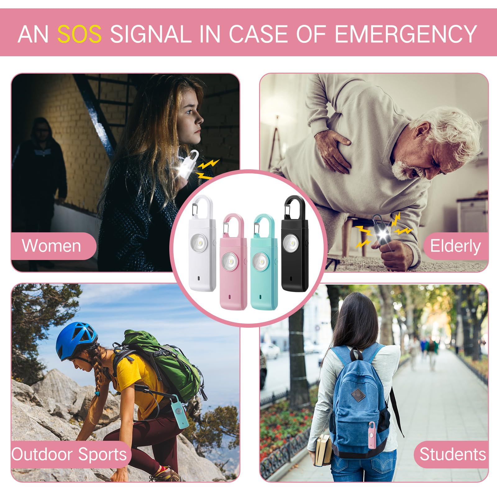 Rechargeable Personal Safety Alarm – Designed by Women, for Women