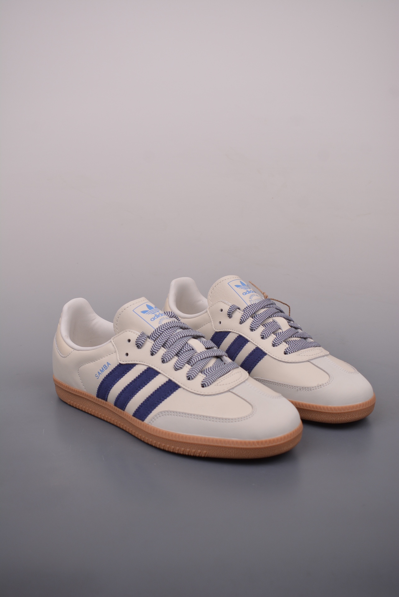 Adidas Originals Samba OG Off White Dark Blue JI3907