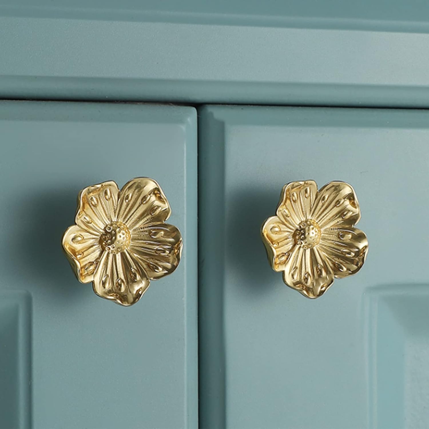 🔥ON SALE🔥Cupboard Furnitures Decoration DIY Brass Knobs-4Pack