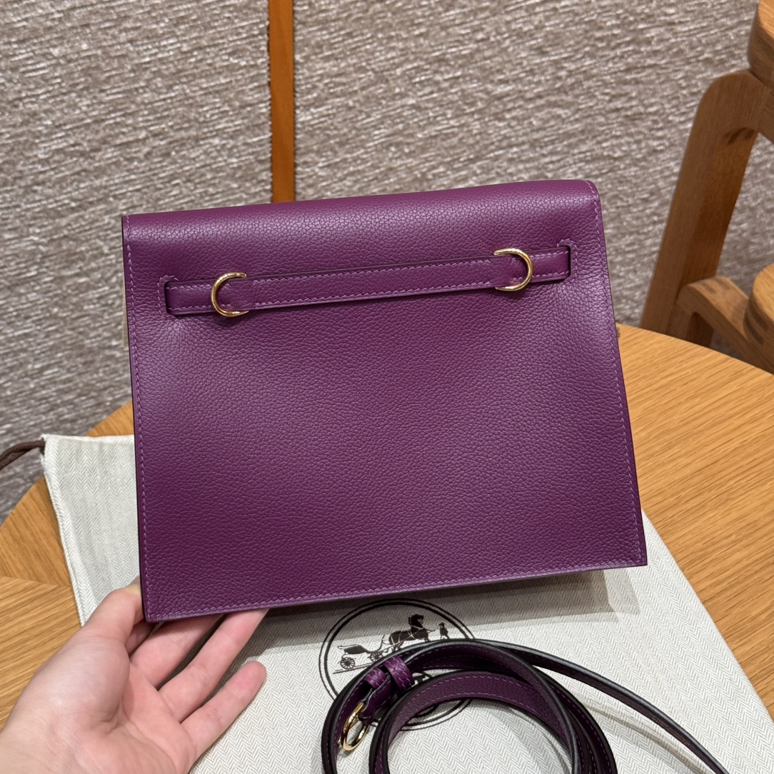 Hermes kelly danse P9Anemone handbag (handmade to order)