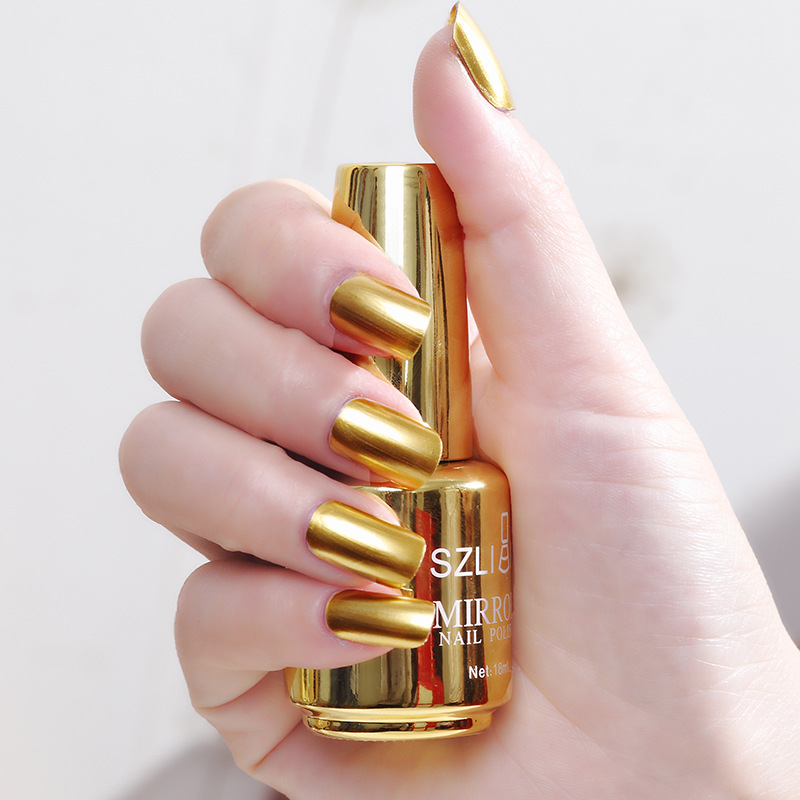 2025 Glamorous Chrome Metallic Mirror Nail Polish