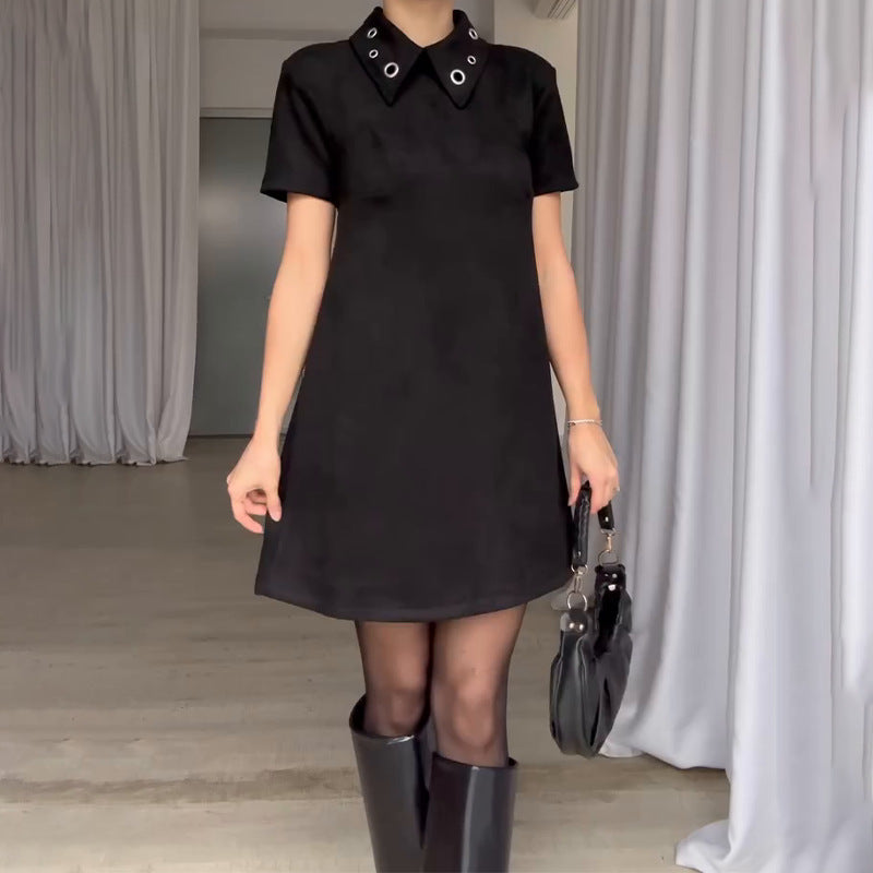 Women's Lapel Slimming Slim-Fit Dress