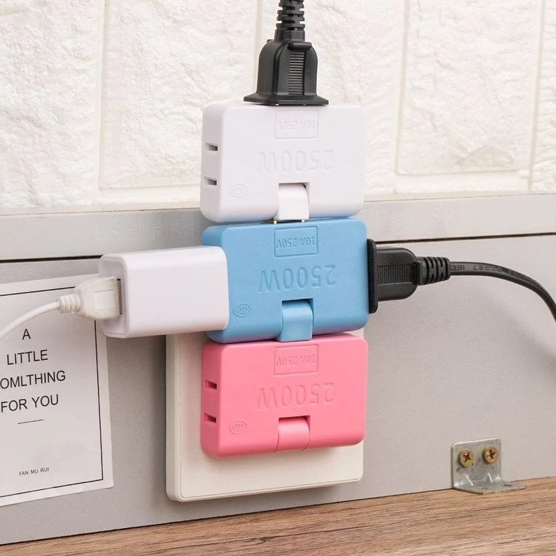 🔥HOT SALE🔥Rotatable Socket Converter One In Three 180 Degree Extension Plug