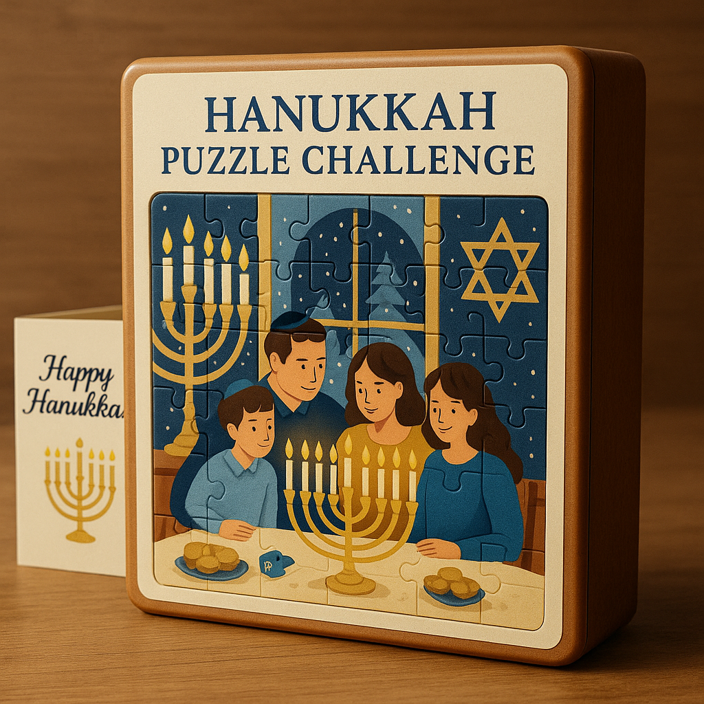 Hanukkah Puzzle Challenge: A Fun Family Celebration