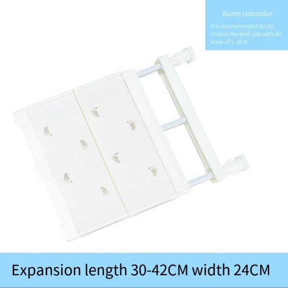 🔥Mother's Day Sale 50%-Expandable Closet Tension Shelf Storage Rack for Wardrobe, Kitchen, Bathroom-Buy 2 Free Shipping