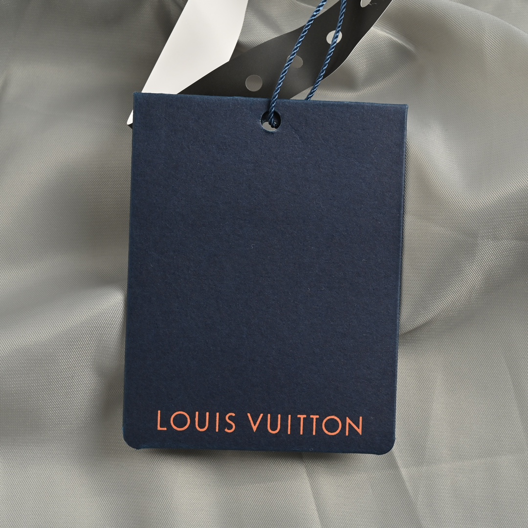 Louis Vuitton 24Fw monogram full print trench coat zipper jacket