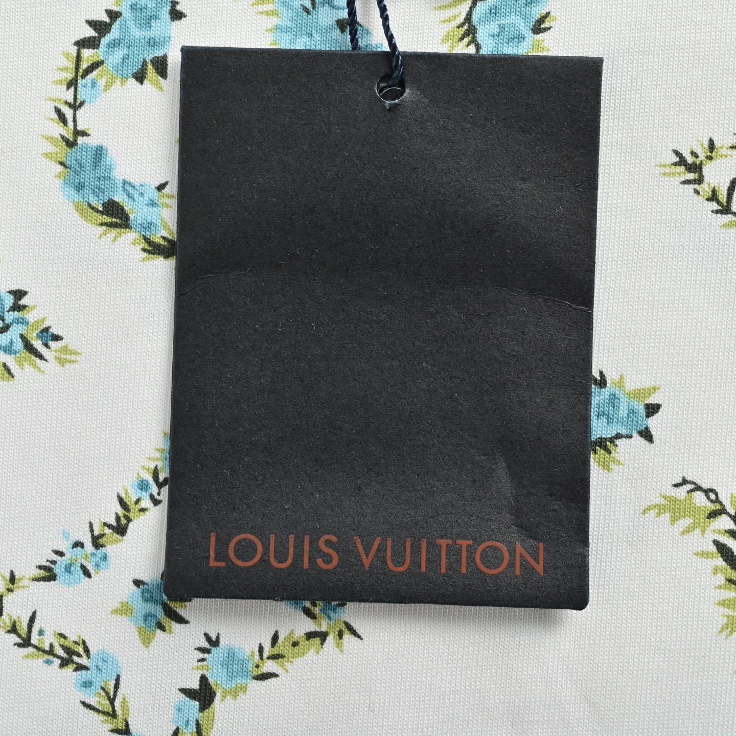 Louis Vuitton 25ss chain floral print short sleeves
