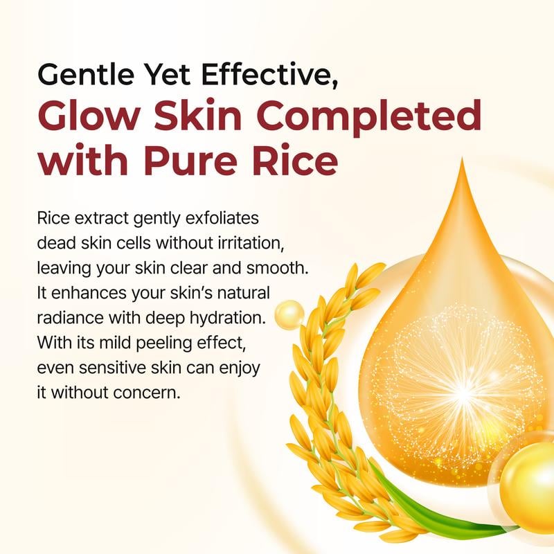 Peel Shot Glow Rice Ampoule Duo - Serums for Brightening, Exfoliating, and Moisturizing