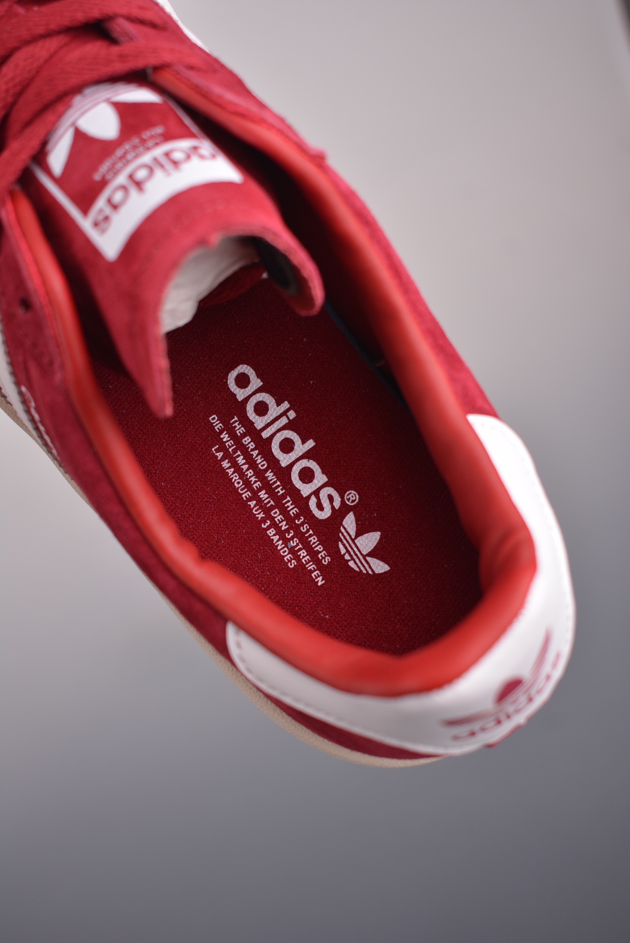 Adidas Originals Campus Suede Burgundy White BZ0087