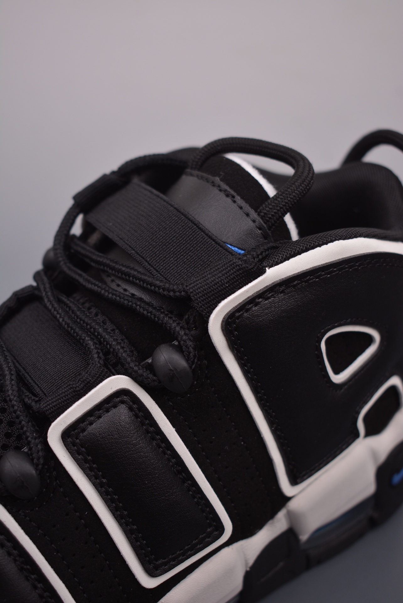 Nike Air More Uptempo Black White Blue FB8883-001