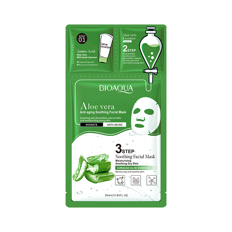 Cleansing Facial Cleanser Hydrating Essence Hyaluronic Acid Moisturizing Mask Revitalizing Essence