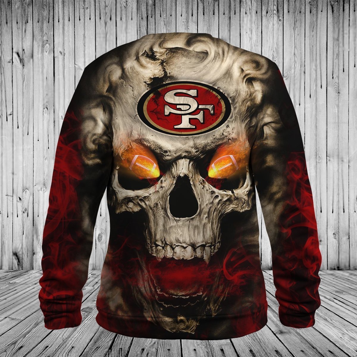 49ERS 3D HOODIE SKULL9