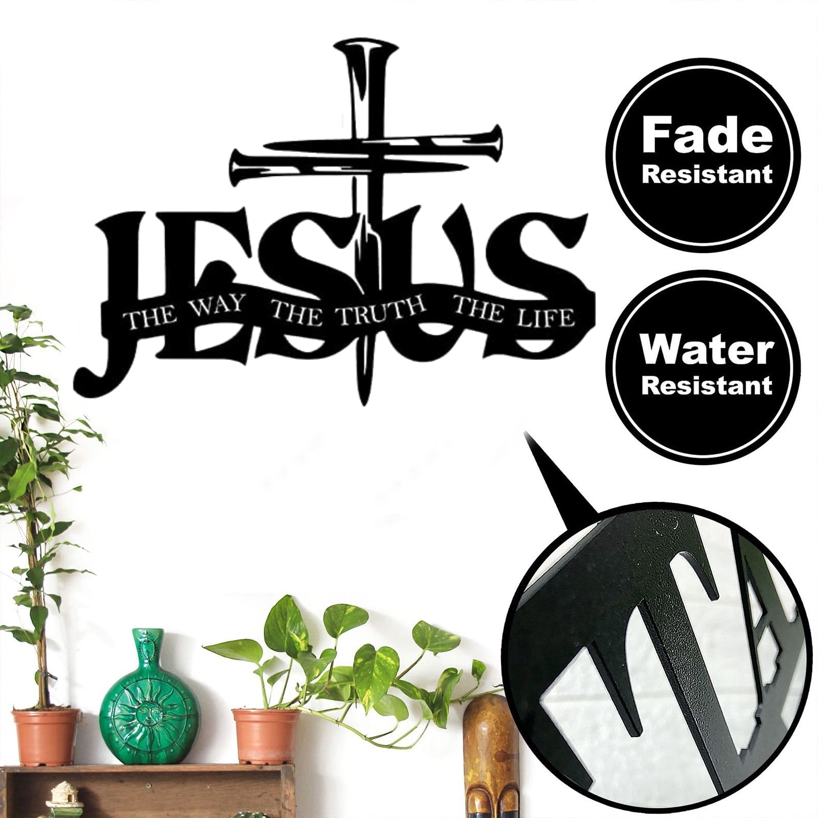🔥Super Sale - 49% OFF🔥Jesus & Cross Design Wall Art (20 x 14 inches)