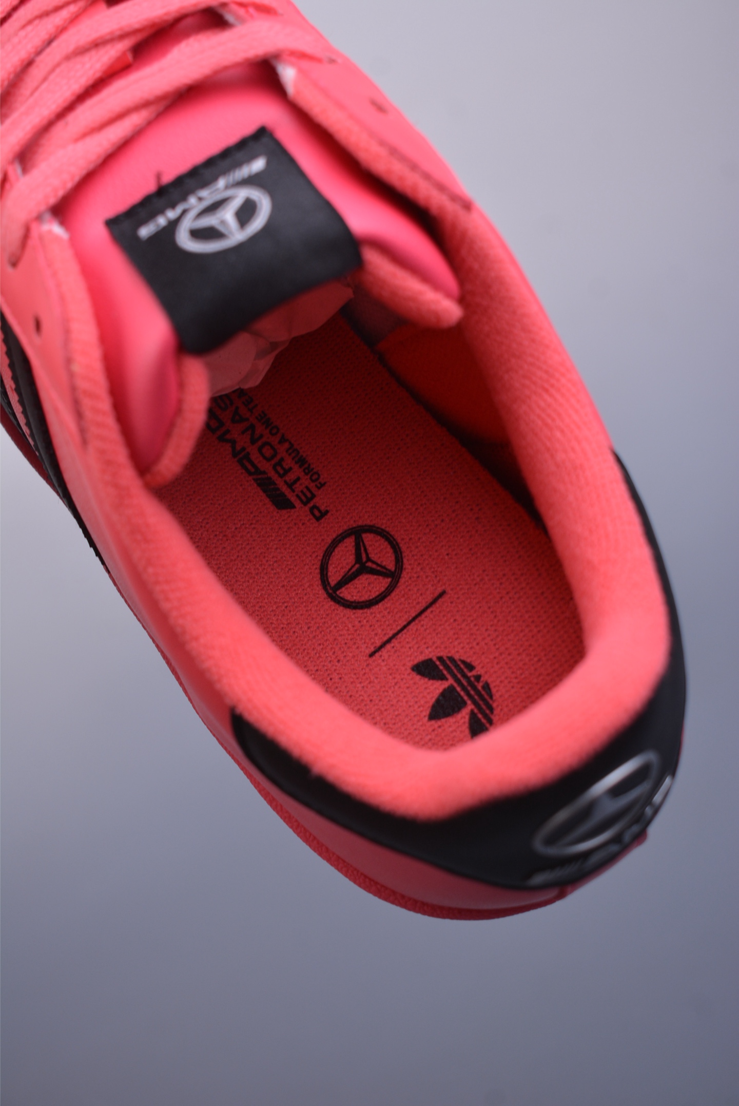 Mercedes-AMG x Adidas Originals Superstar II Sneakers Rose Red Black AG1899