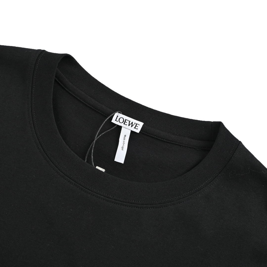 Loewe 23ss embossed logo short sleeve