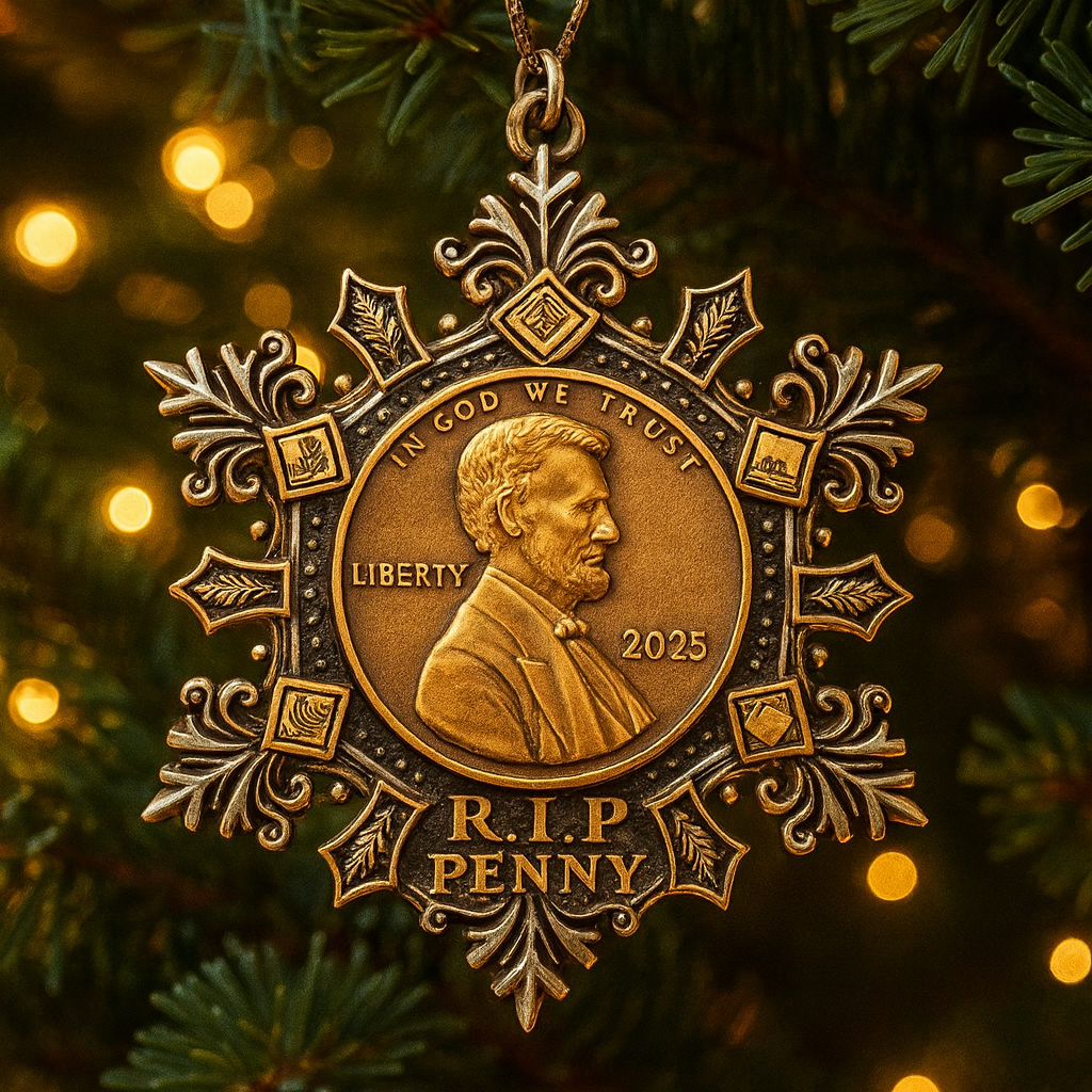 Final Cent Memorial Snowflake Ornament
