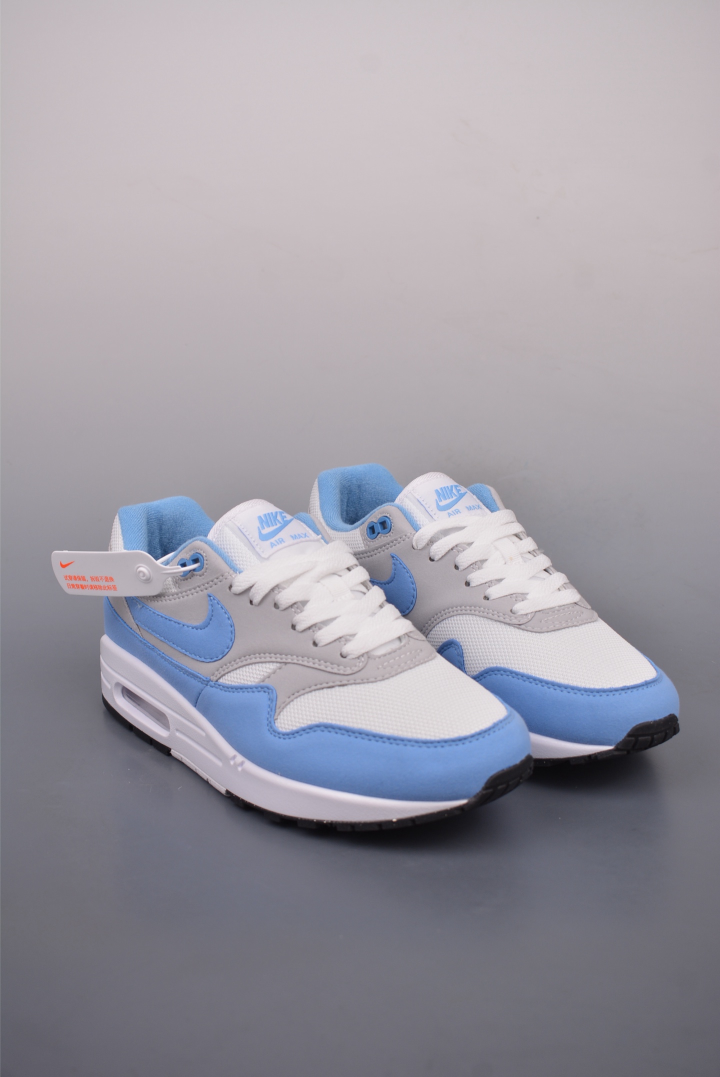 Nike Air Max 1'87 Original Series White, Blue and Gray