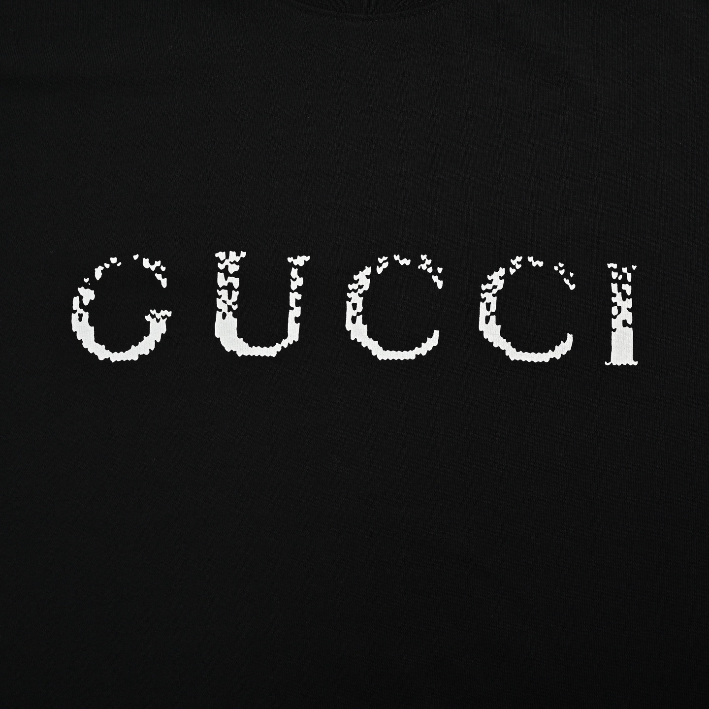 Gucci 25ss gradient lettering logo print short-sleeved shirt