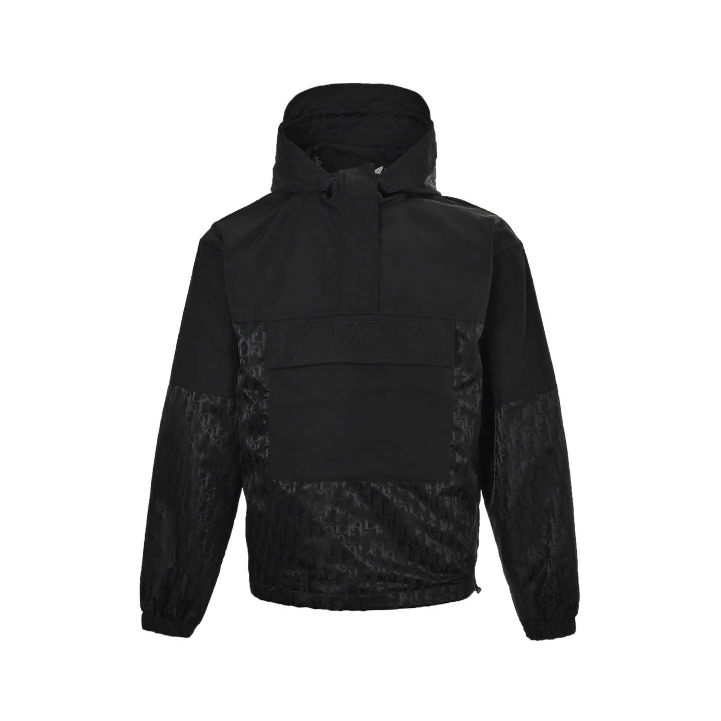 Dior 24Fw half-zip embroidered all-over print jacket