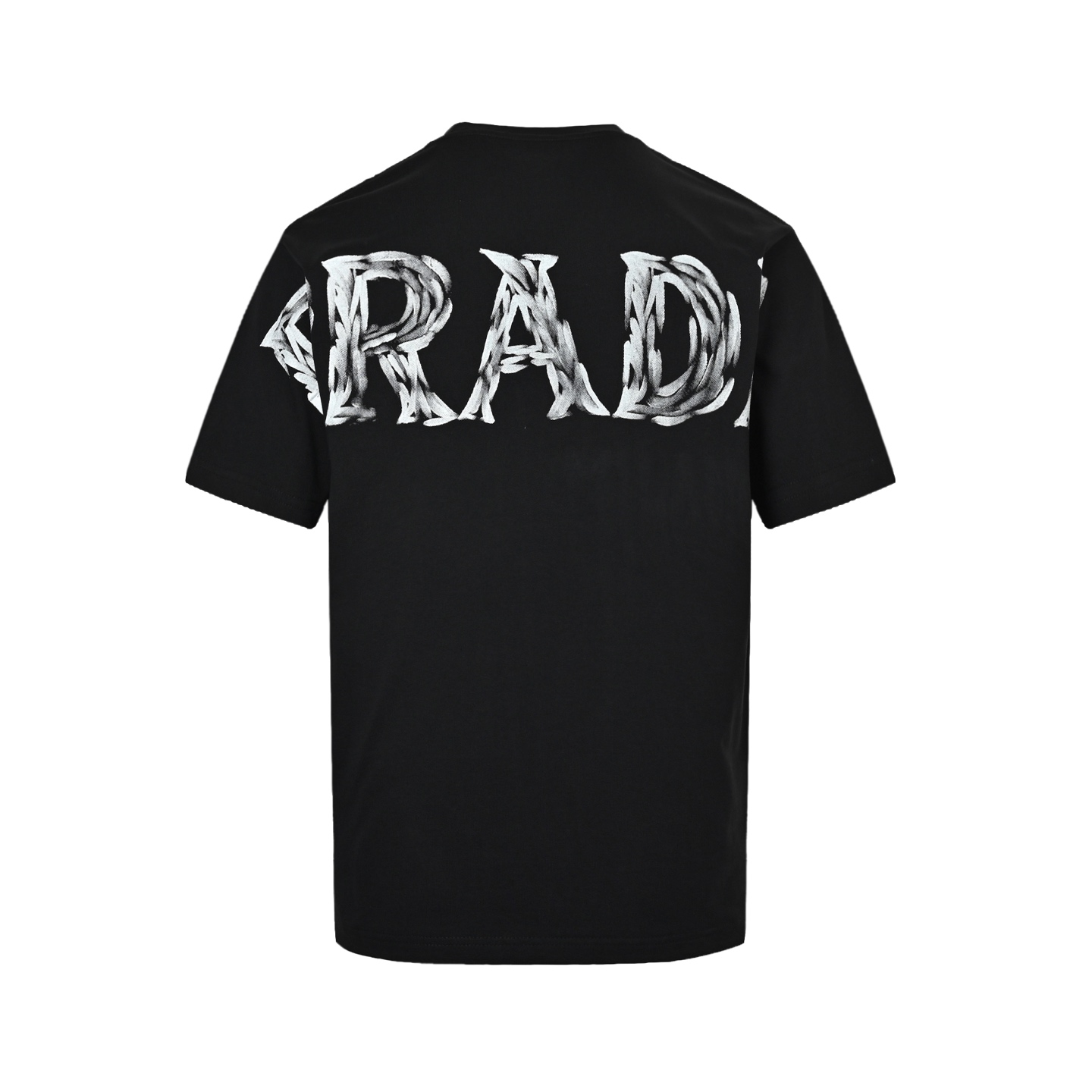Prada 25ss handmade graffiti inkjet print short sleeve