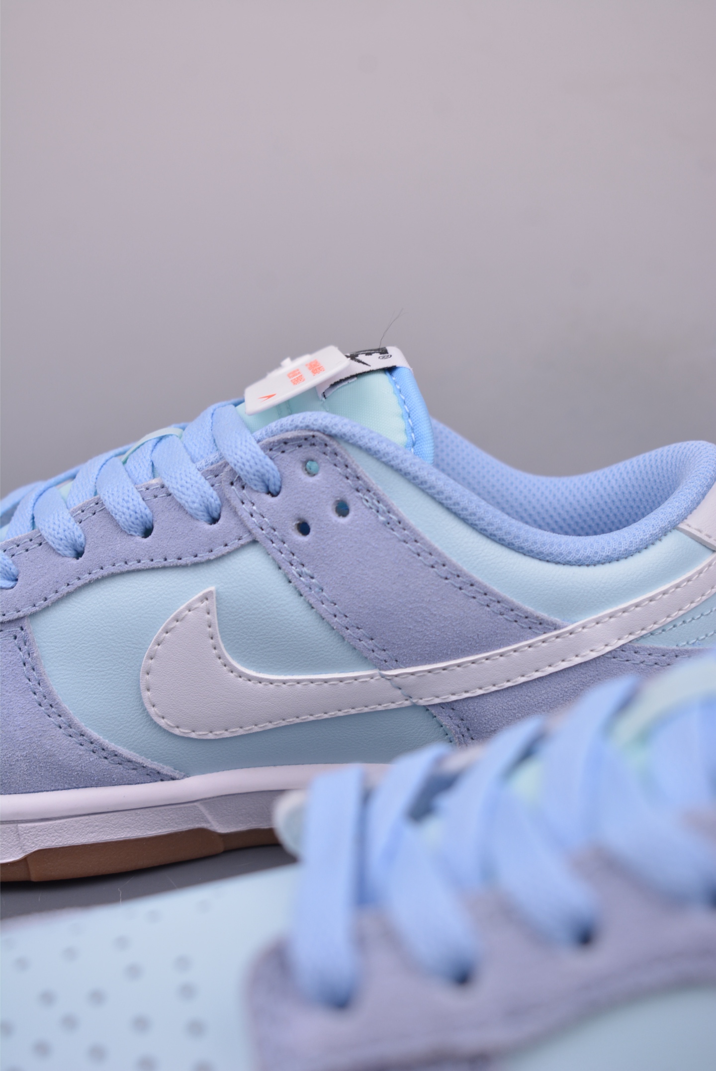 Nike SB Dunk Low Pro PRM sneakers Blue and White Rubber Sole IB6399-400