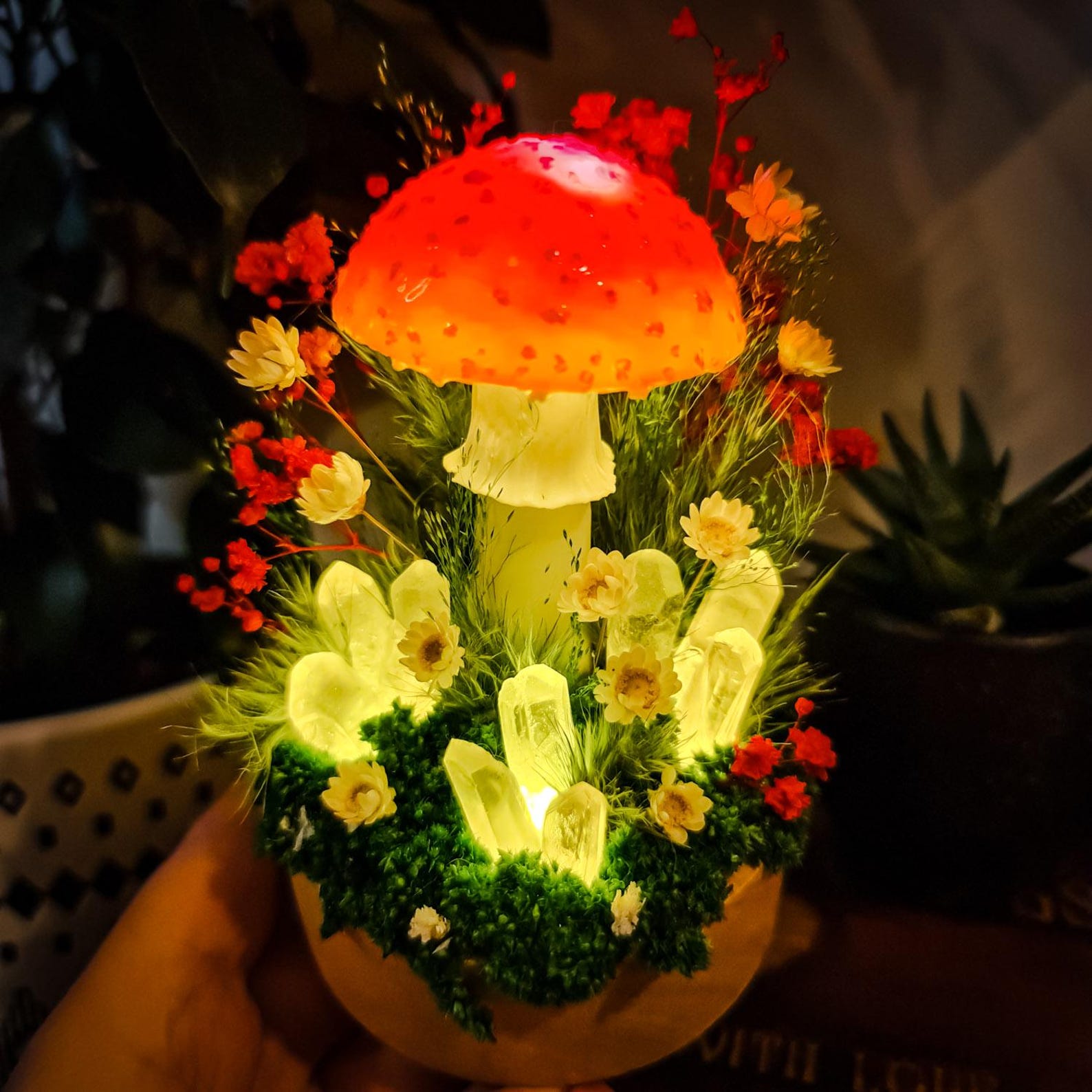 🔥ON SALE🔥Mushroom Sculpture Night Light