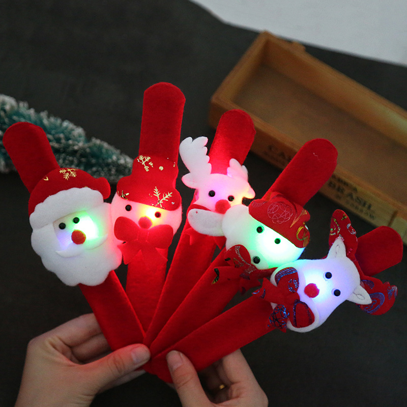 Christmas clapping circle glowing bracelet