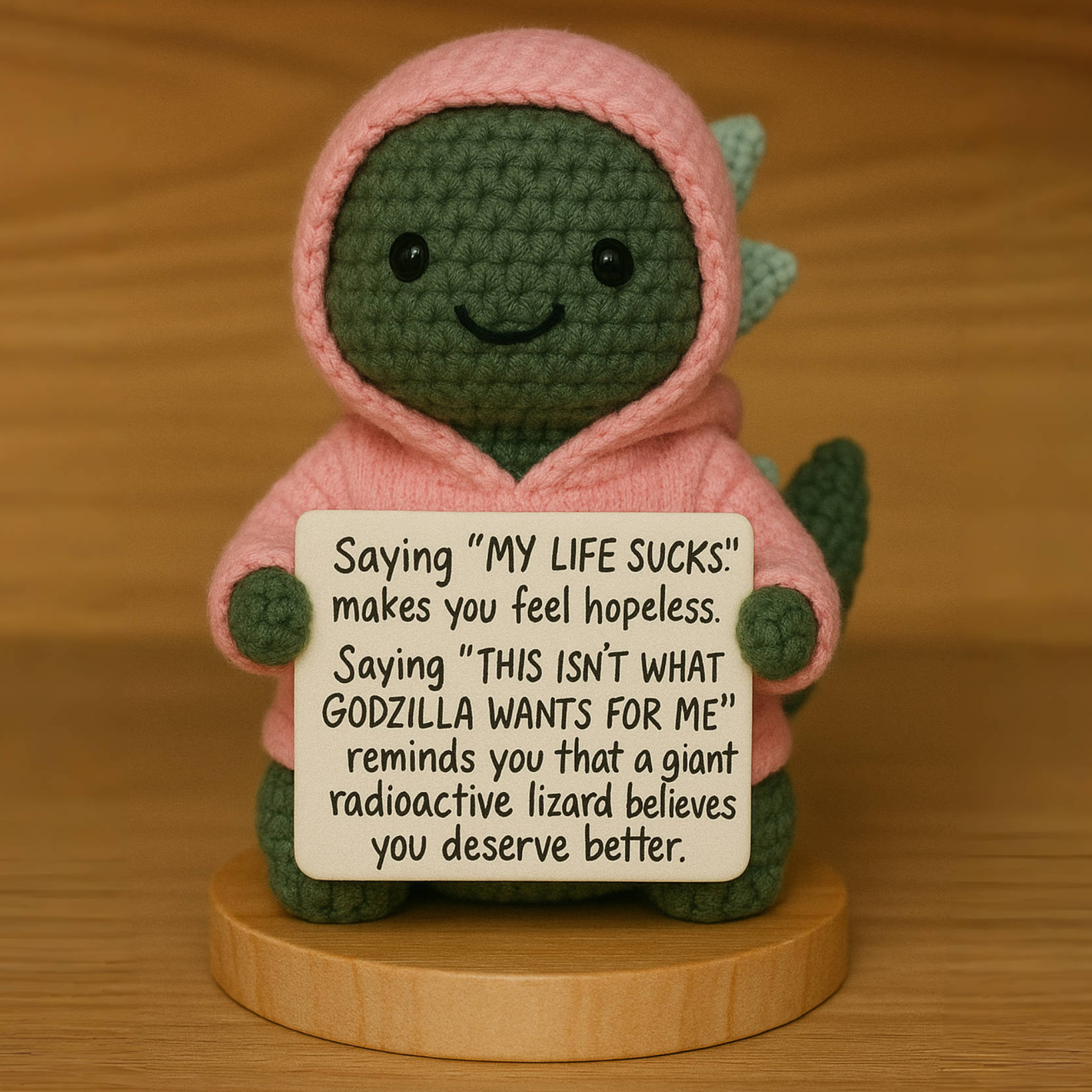 Funny Godzilla Affirmation Gift