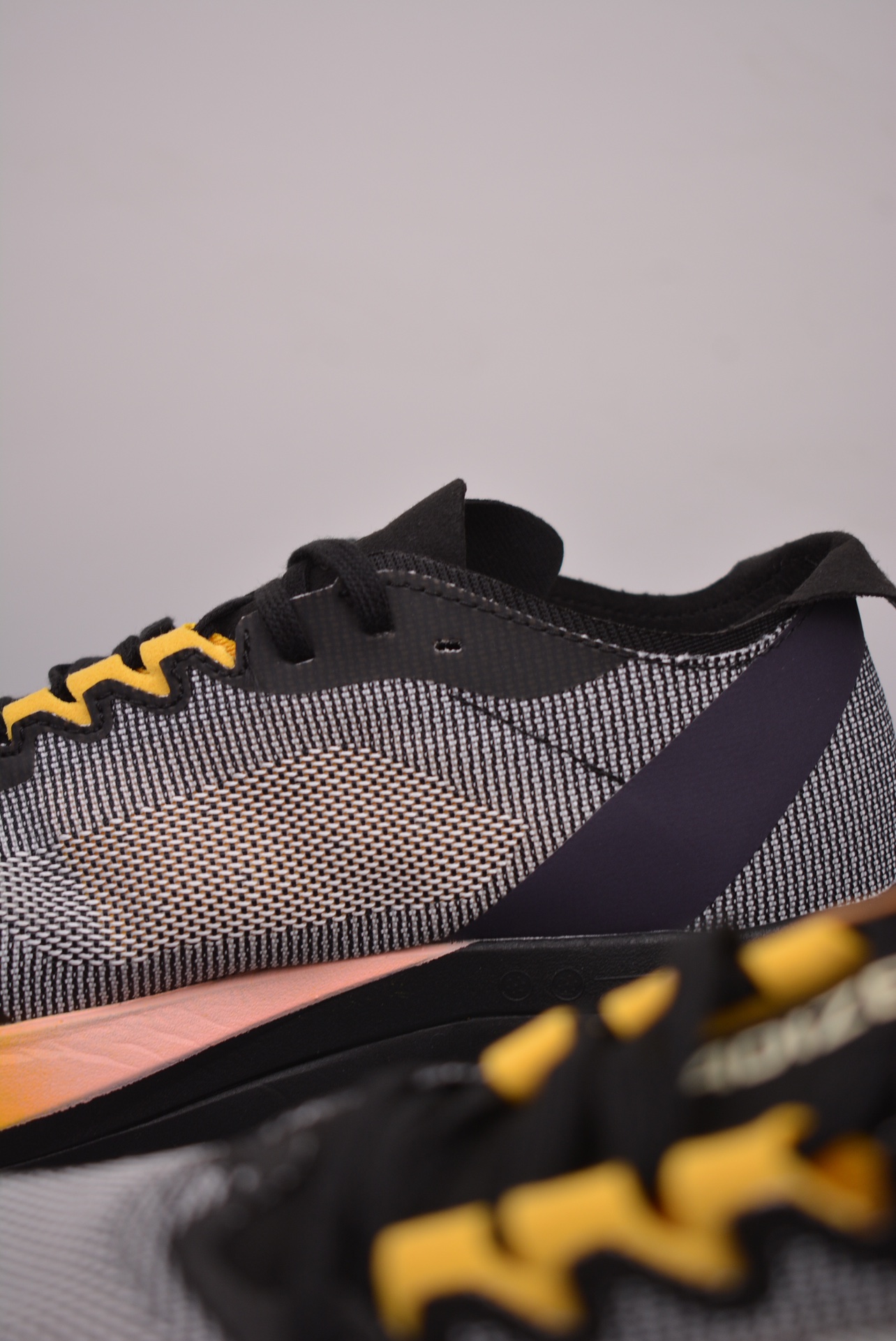 Adidas Adizero Boston 12 Black Gray Yellow