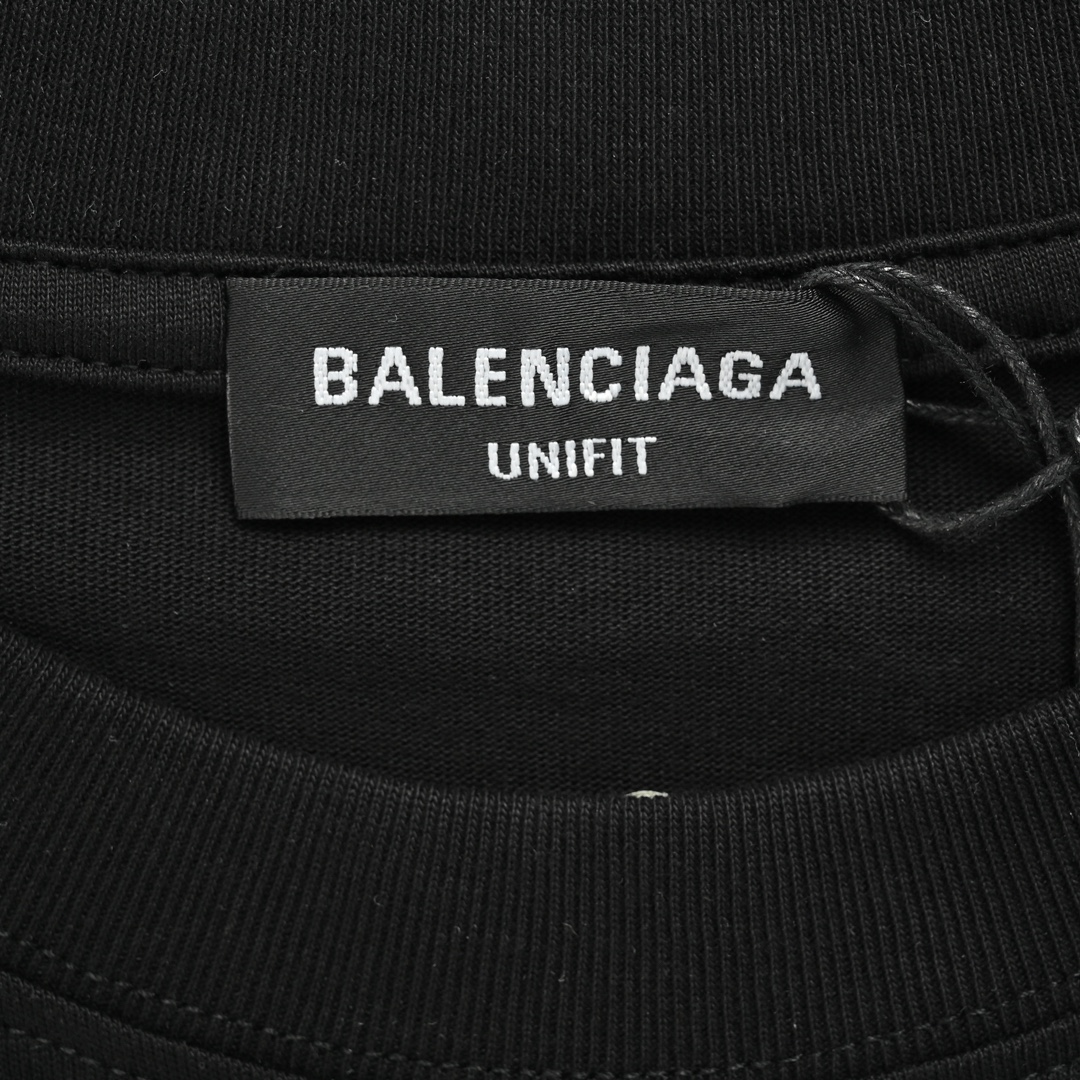 Balenciaga classic cola wave print short sleeves