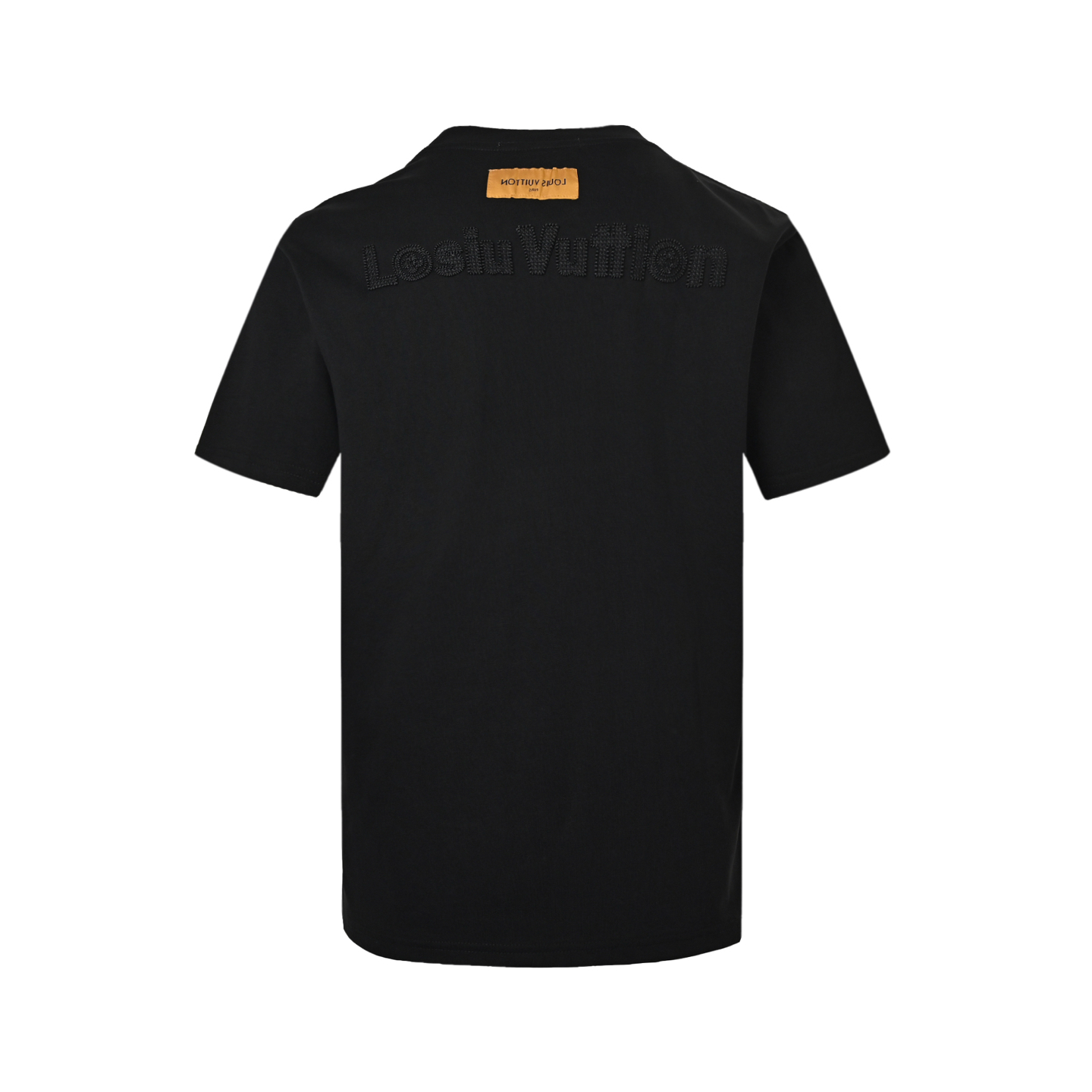 Louis Vuitton 25ss front and back embroidered logo short sleeves