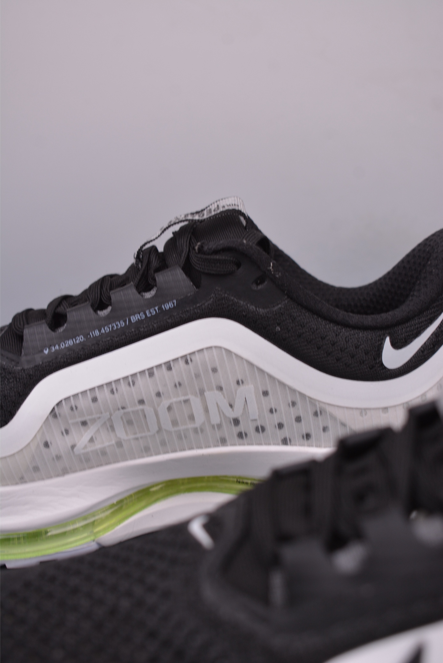 Nike Air Zoom Pegasus Premium Running Shoes Black, White and Green FD2526-500