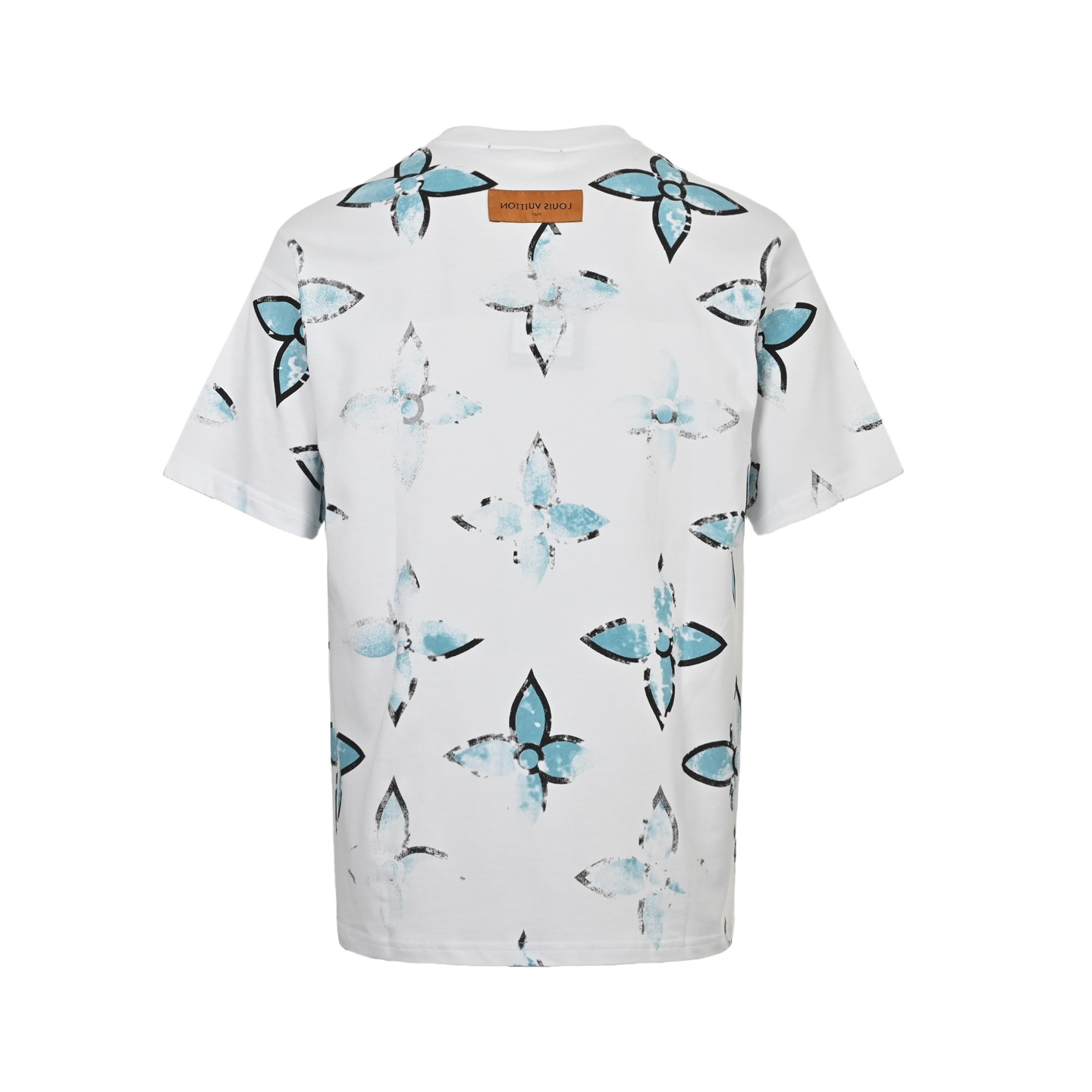 Louis Vuitton 25ss full print monogram four-leaf clover rendering short sleeve