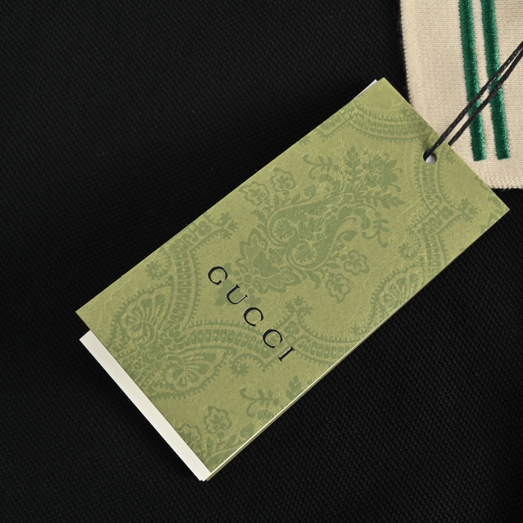 Gucci Classic Collar Double G Embroidered Polo Short Sleeve