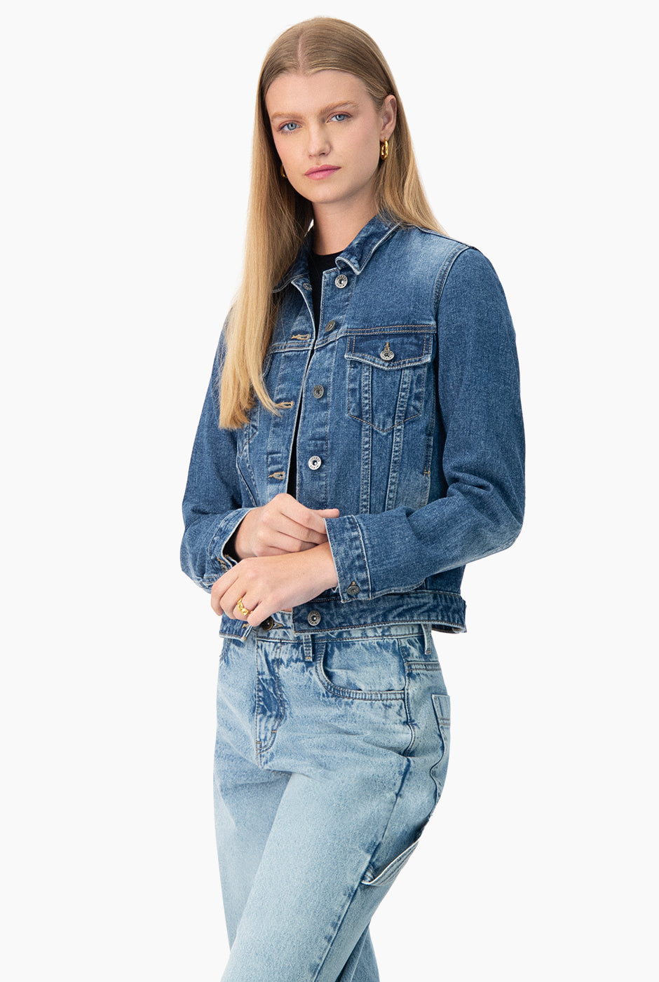 Chamarra denim vaquera